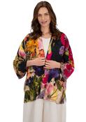 Powder Kimono jacket in Midnight Posy LAST ONE