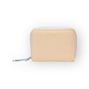 Elie Beaumont zipper purse/wallet in stone leather