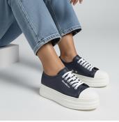Marco Moreo Kiera in navy leather NEW image