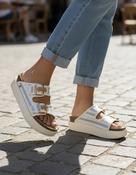 Genuins Hawaii platform slide in celeste blue NEW image