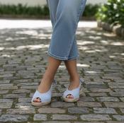 Viguera flatties in baby blue suede NEW image