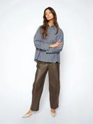 Mos Mosh Leather Barrel Leg Pant image