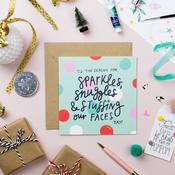Pickled Pom Pom Tis the Season Greeting Cards- 5 Pack image