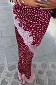 Burgundy Deer Maeva Skirt