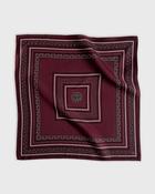 Paisley Silk Scarf Wine Red 50cm image
