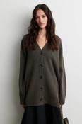 Alpha Knit Monogram Cardigan
