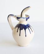 Traditional oil cruet.: Blue image