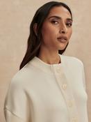 Reena Button Front Sweat image