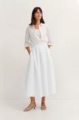 Bugatti white cotton skirt W1429