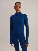 Varley Always Zip Through Sweat Sea Blue image