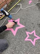 Social Distancing Outdoor Q Management - 1 LARGE STAR
