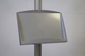 Free Standing Modular Display with Steel Shelf