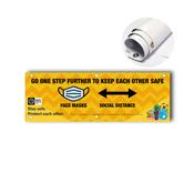 Face Coverings School Gate Banner - Variety of Sizes