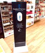 SLIM LINE SANITISER STAND - 400mm Widths