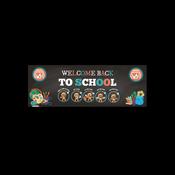Social Distancing School Themed Welcome Back Banner - Variety of Sizes