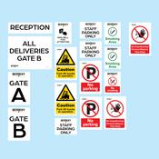 Business Entrance &amp; Site Signage Package