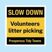 Cone Mounted Sign for Prosperous Tidy Towns