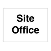 Door Sign Site Office