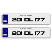 Number Plate Style 03 : Borderless IRL image