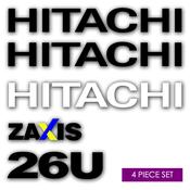 Zaxis 26u Hitachi Machine Sticker Set