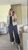 Charcoal Grey Track Pants with Patch Pockets image