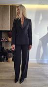 Black Suit Trousers with Black Satin Seams image