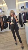 Black &amp;amp; Brown Leopard Print 7/8 Trousers