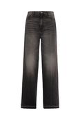 Denim Faded Black Straight-Leg Jeans image