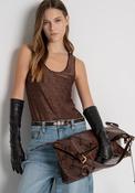 Bronze Lurex Tank Top