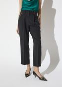Black 7/8 Trousers with Gold Studs &amp;amp; Embellishment