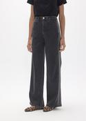 Denim Faded Black &amp;amp; Grey Straight-Leg Jeans with Side Studs image