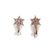 Bling Christmas Star Clip On Earrings image