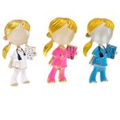 Colourful Nurse Fashion Brooch image