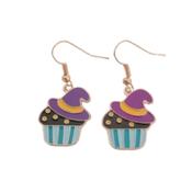 Cupcake Halloween Fashion Earrings