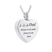 Dad Guardian Angel Memorial Ashes Locket