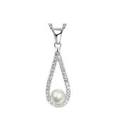 Diamante And Pearl Pendant image
