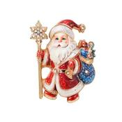 Fun Santa Claus Christmas Brooch image