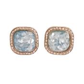 Green With Pearl Clip On Earrings image