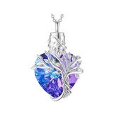 Heart And Tree Cremation Ashes Locket