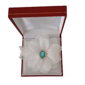 Light Green Teal Flower Wrist Corsage image