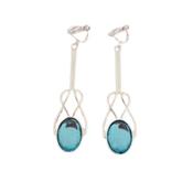 Long Celtic Design Clip On Earrings image
