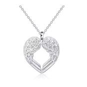 Open Angel Wing Cremation Ashes Pendant