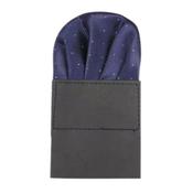 Pre Tied Blue Pocket Square Hanky