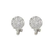 Small Diamante Stud Clip On Earrings image