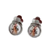 Small Horse Clip On Earrings image