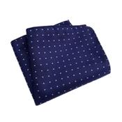 Spotty Blue Pocket Square Hanky image