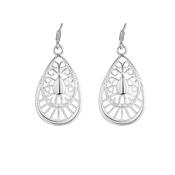 Sterling Silver Filigree Dangly Earrings image