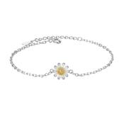 Sterling Silver Flower Bracelet image