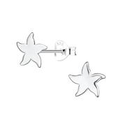 Sterling Silver Starfish Small Stud Earrings image