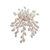 Stunning Pearl Bead Ladies Brooch image